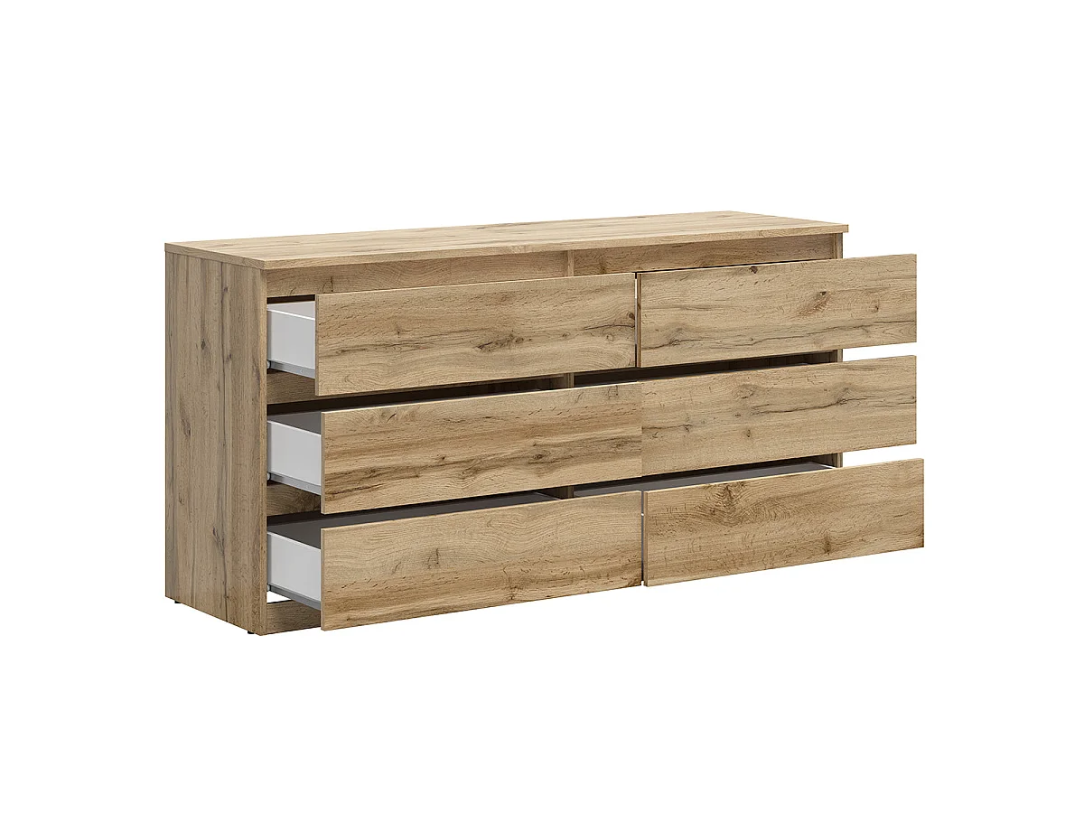 Commode 6 tiroirs Edwin Bois