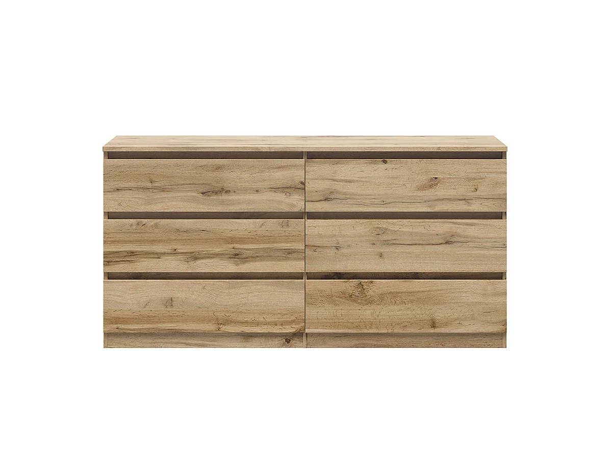 Commode 6 tiroirs Edwin Bois