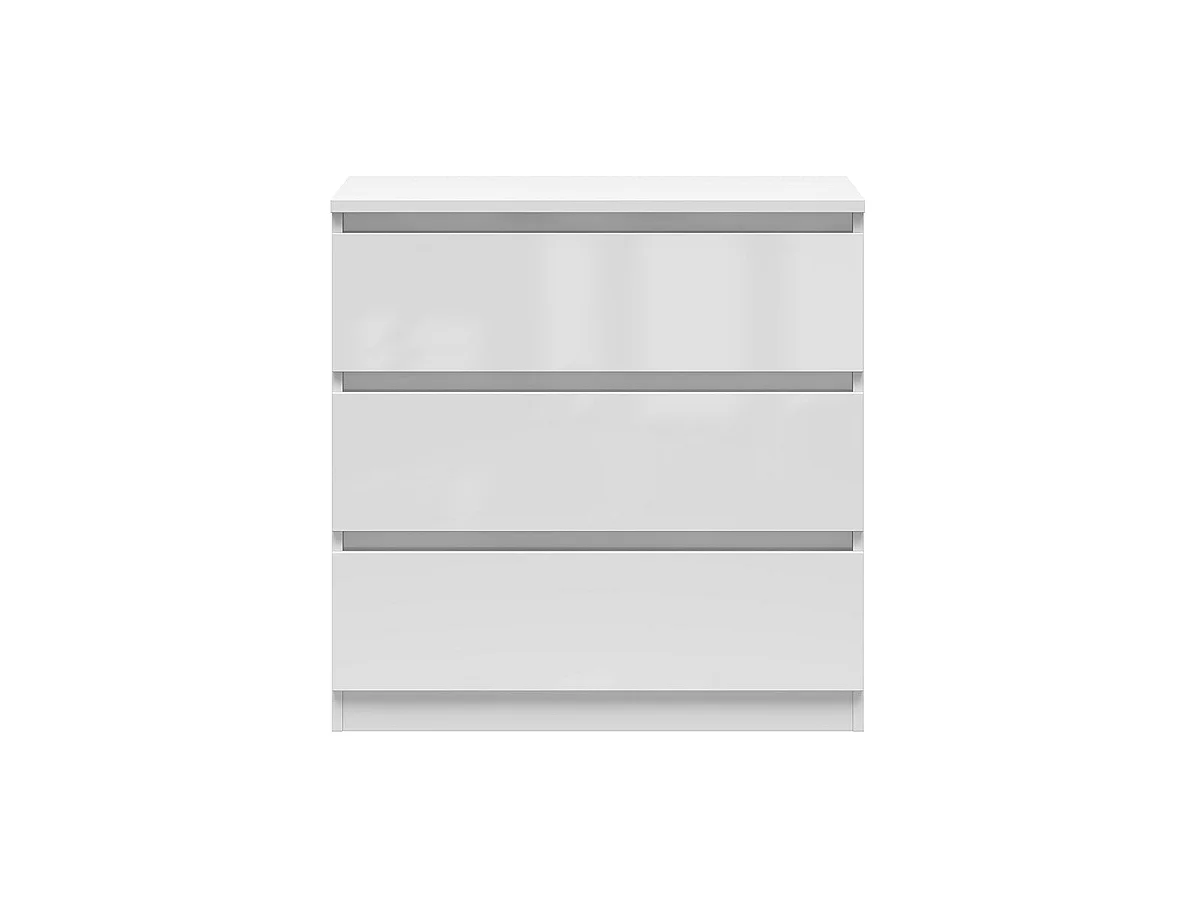 Commode 3 tiroirs Edwin Blanc