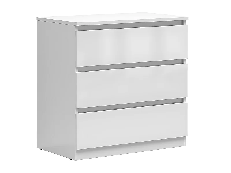 Commode 3 tiroirs Edwin Blanc