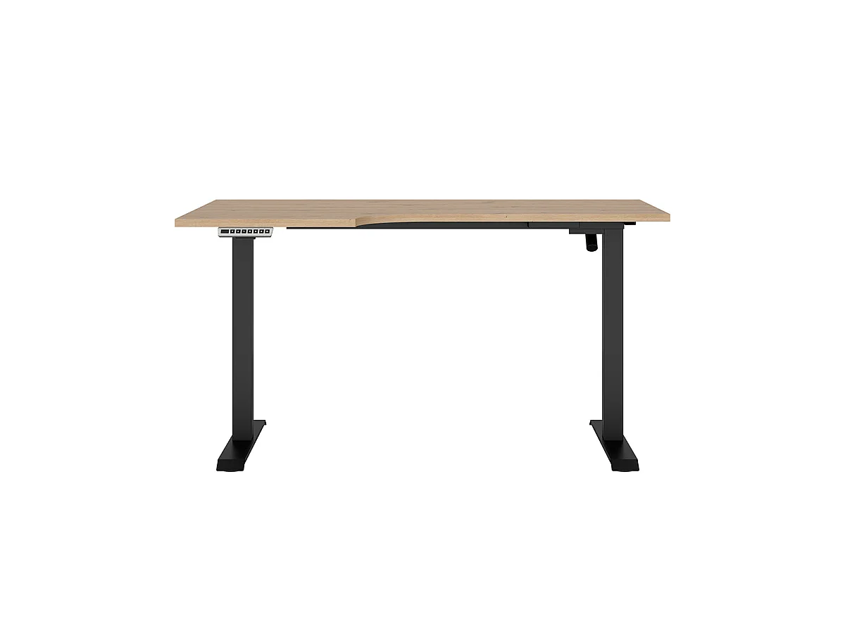 Bureau assis debout électrique 140cm gauche professionnel Space Bois