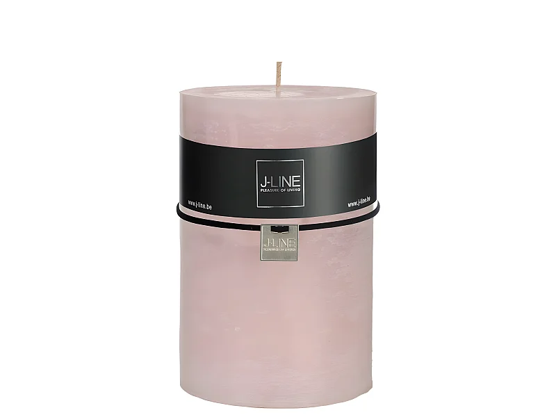 Vela cilindro ros polvo xl -12h Alt. 15 cm