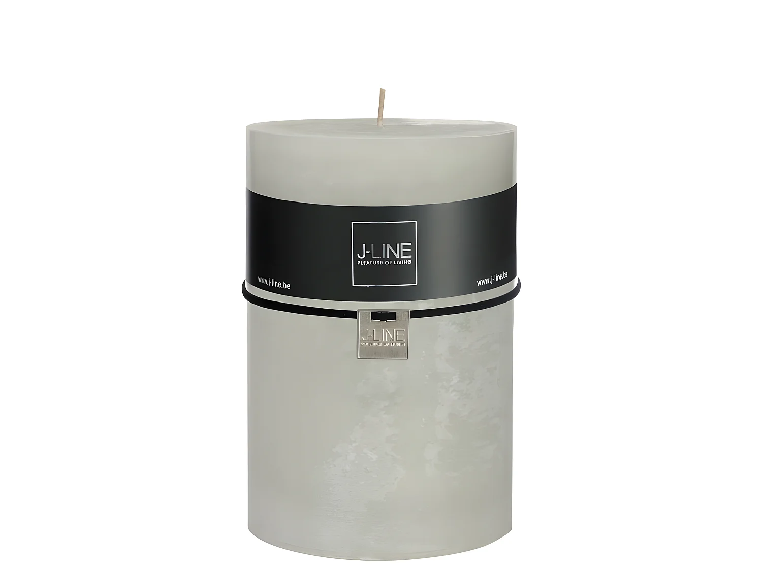 Vela cilindro verde polvo xl 120h Alt. 15 cm