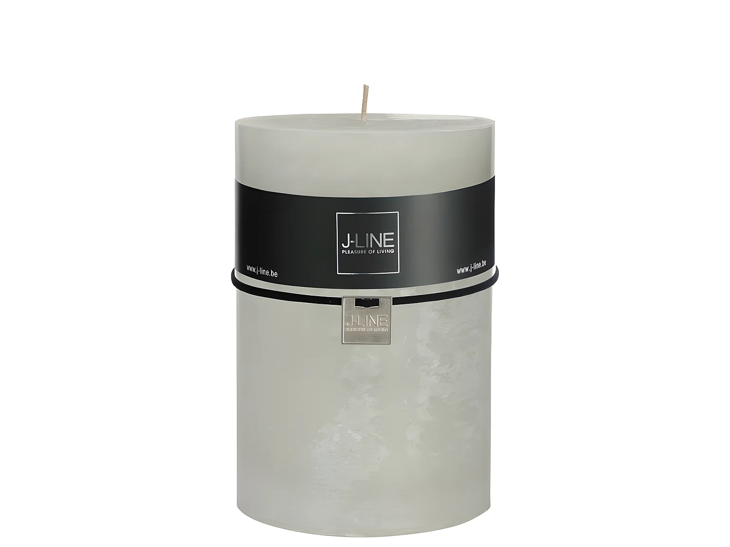 Vela cilindro verde polvo xl 120h Alt. 15 cm