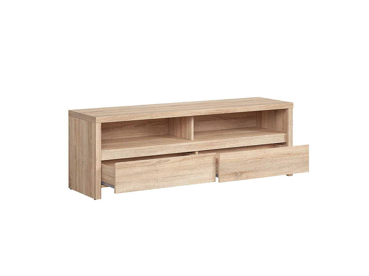 TV-Möbel 2 Schubladen 2 Nischen 143 cm Soren Holz