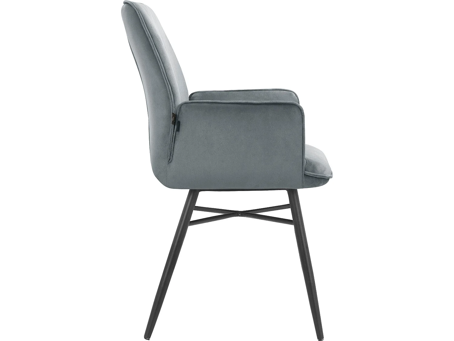 Anzo Eetkamerstoel 2pk Grijs