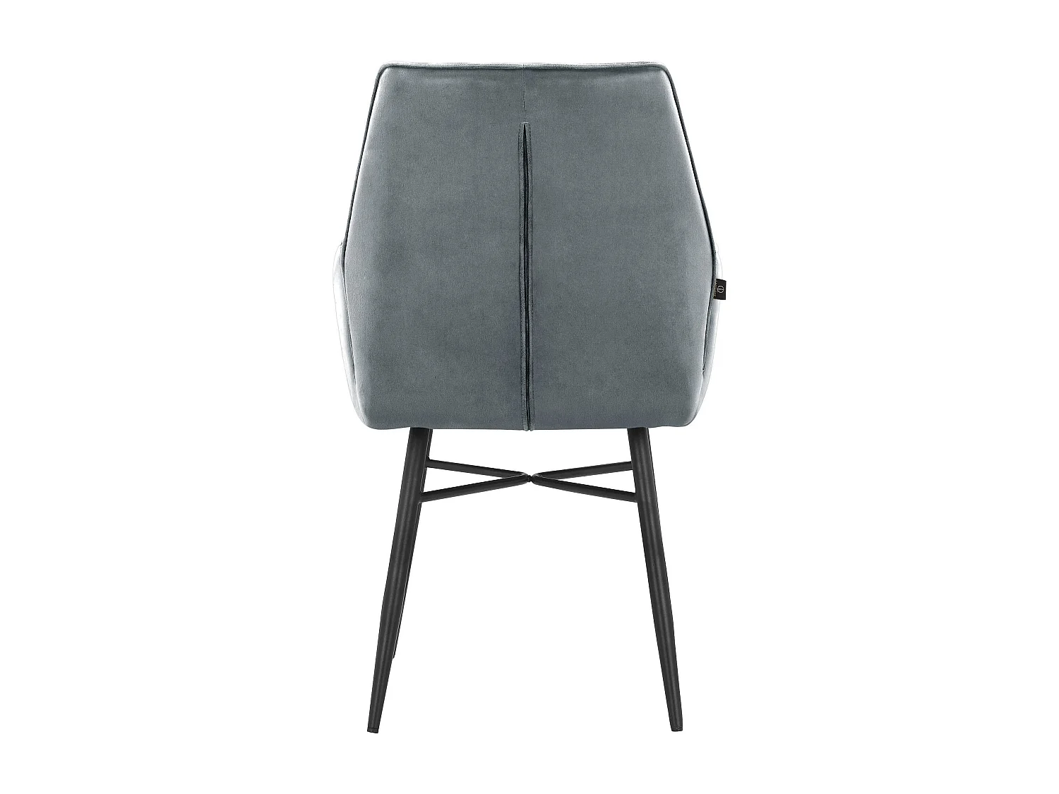 Anzo|Chaise de salle à manger 2 packs en gris velours