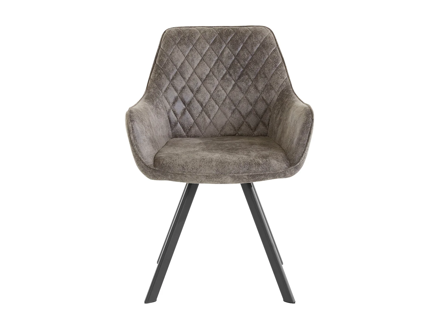 Olga | Fauteuil 1 pack en velours gris