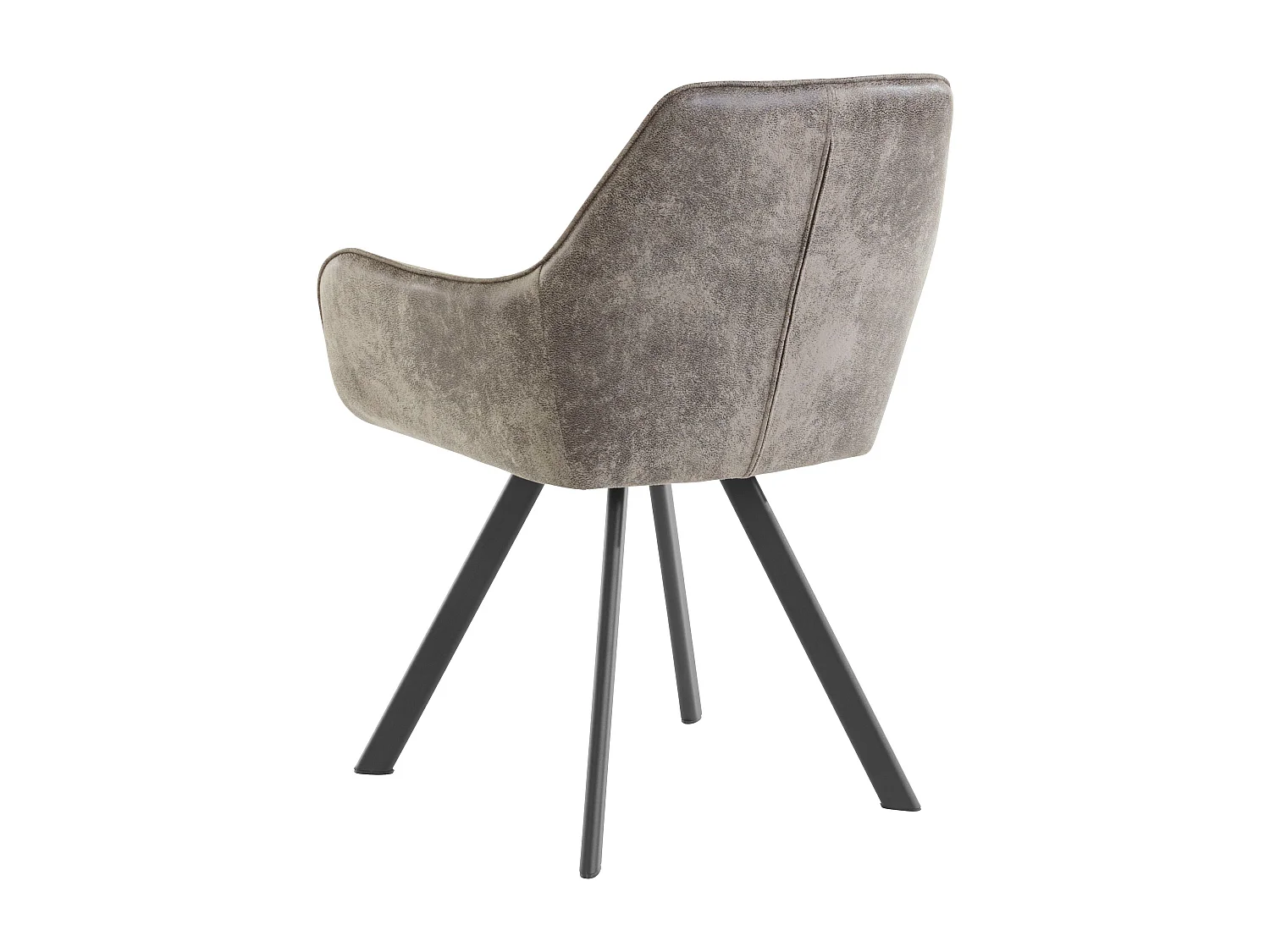 Olga | Fauteuil 1 pack en velours gris
