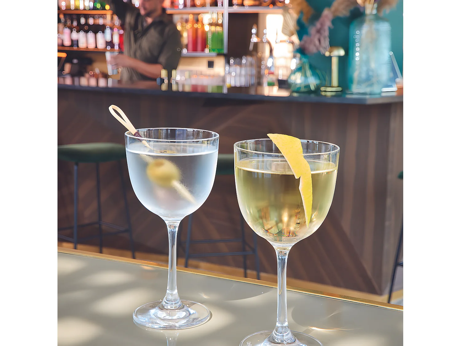 Champagne & Cocktail - 6 coupes Nick & Nora 15 cl