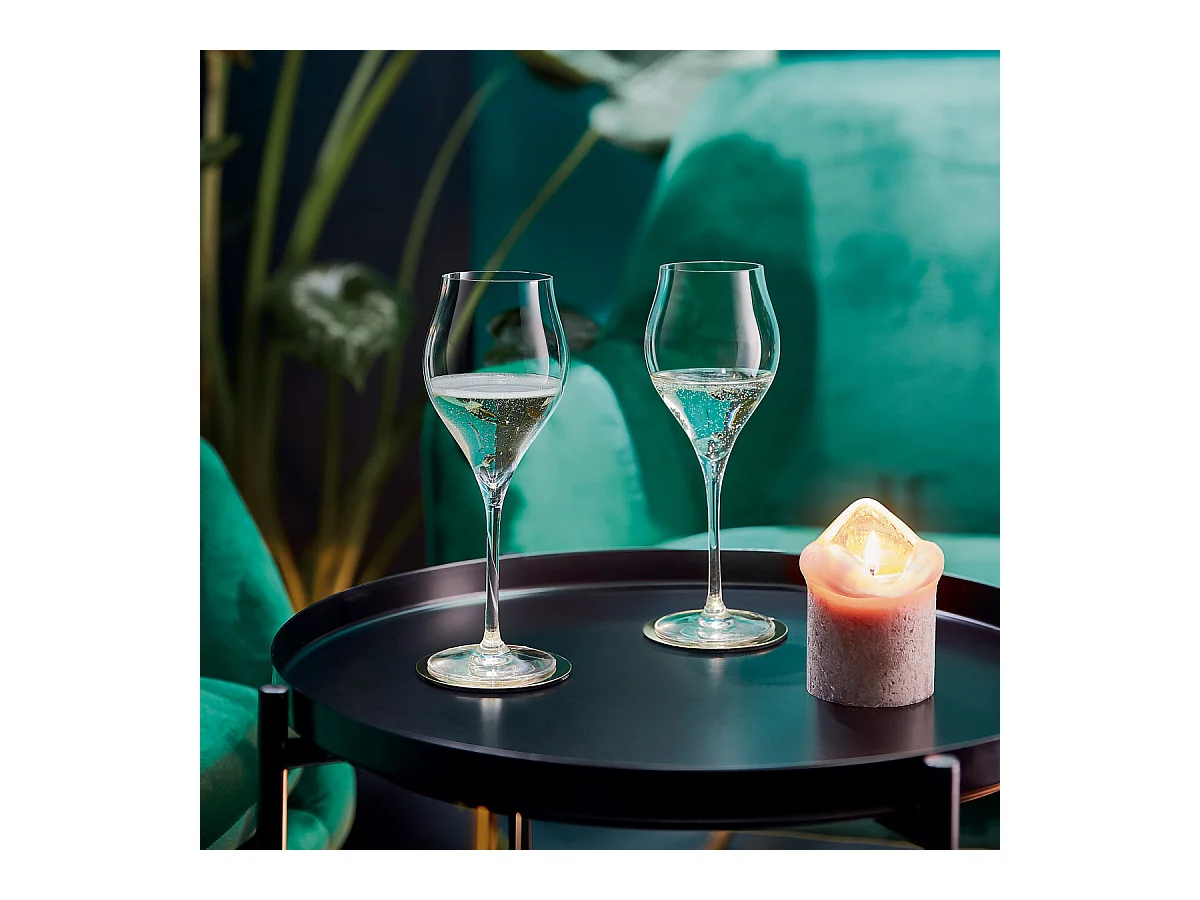 Caja de 2 copas de 30 cl Exaltation Chef & Sommelier para vinos espumosos