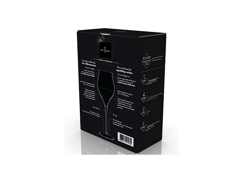 Caja de 2 copas de 30 cl Exaltation Chef & Sommelier para vinos espumosos