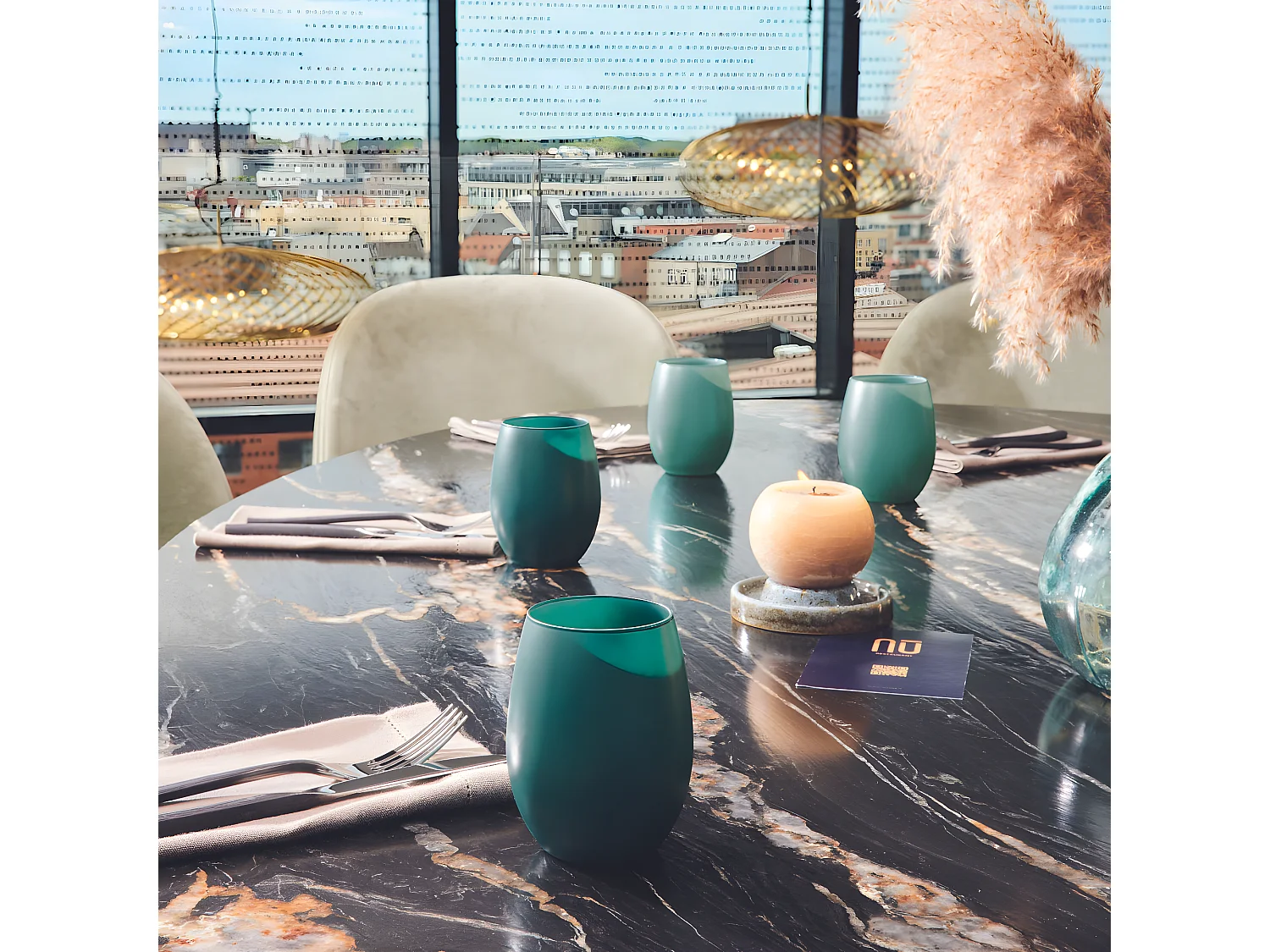 Gobelets Primary - 6 gobelets 36 cl Emeraude