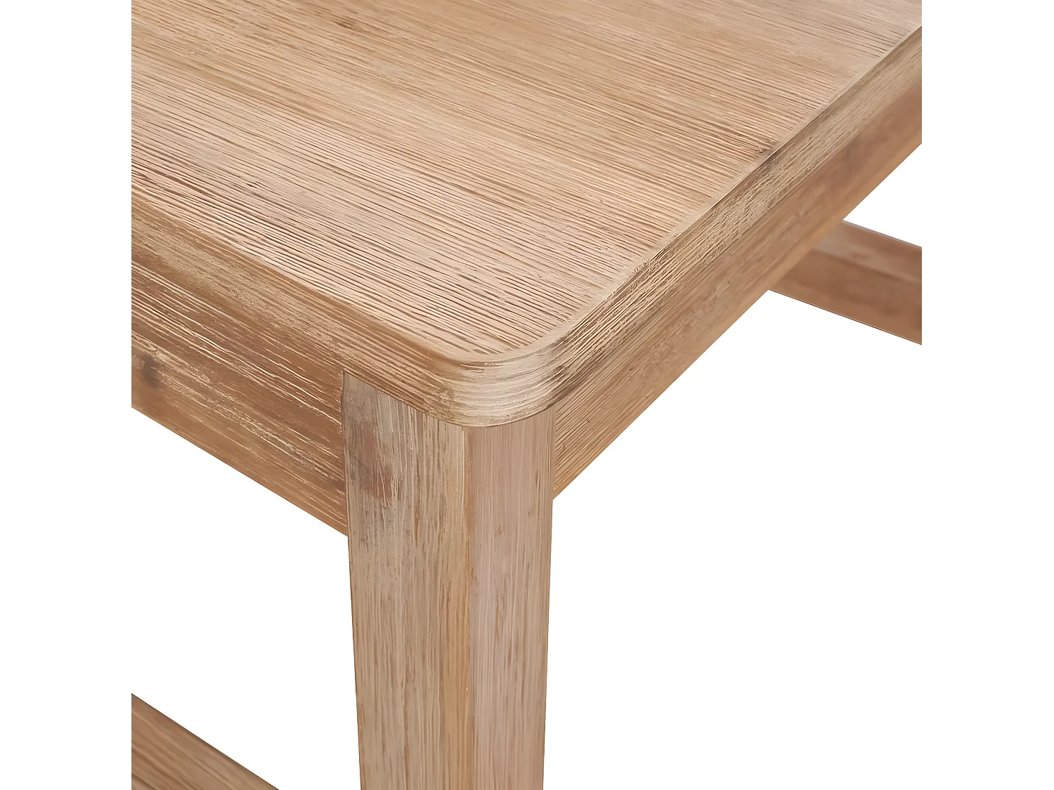 Lot de 2 chaises de salle à manger cuisine design classique bois d'acacia massif CDS020274