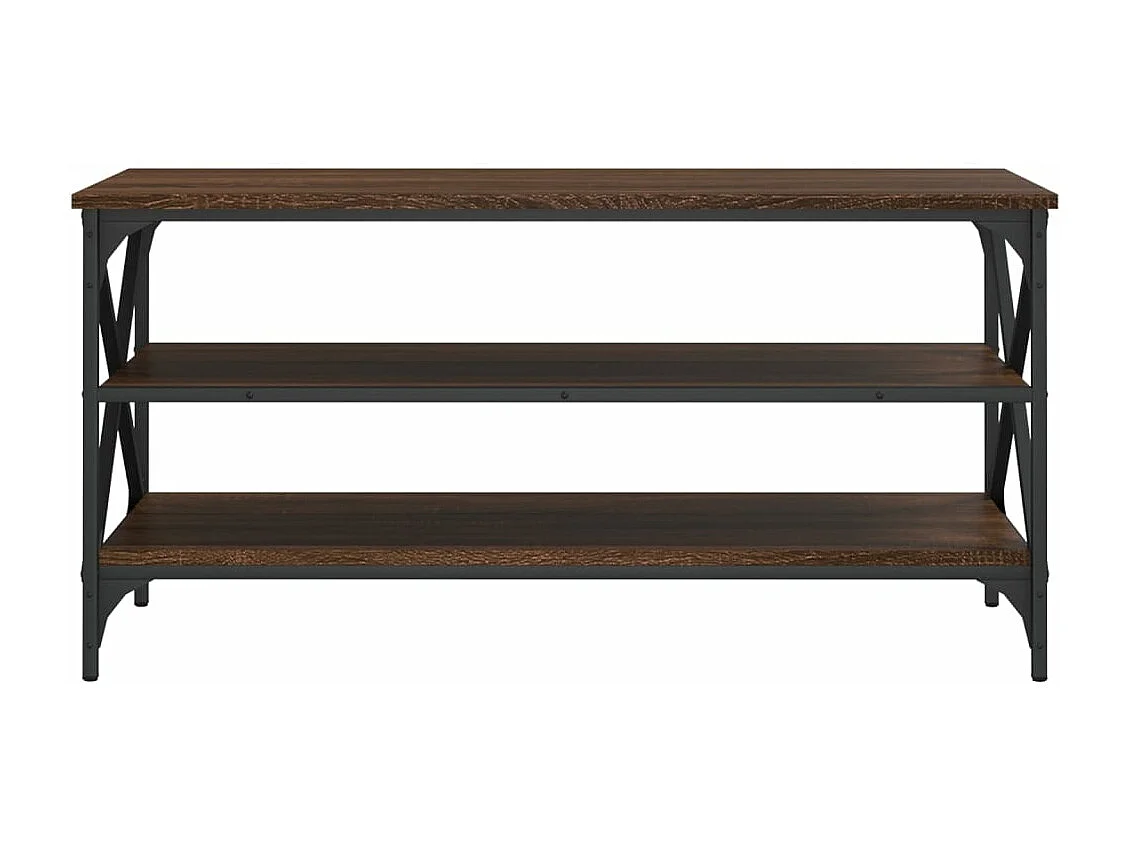 Meuble TV Chêne marron 100x40x50 cm Bois d'ingénierie