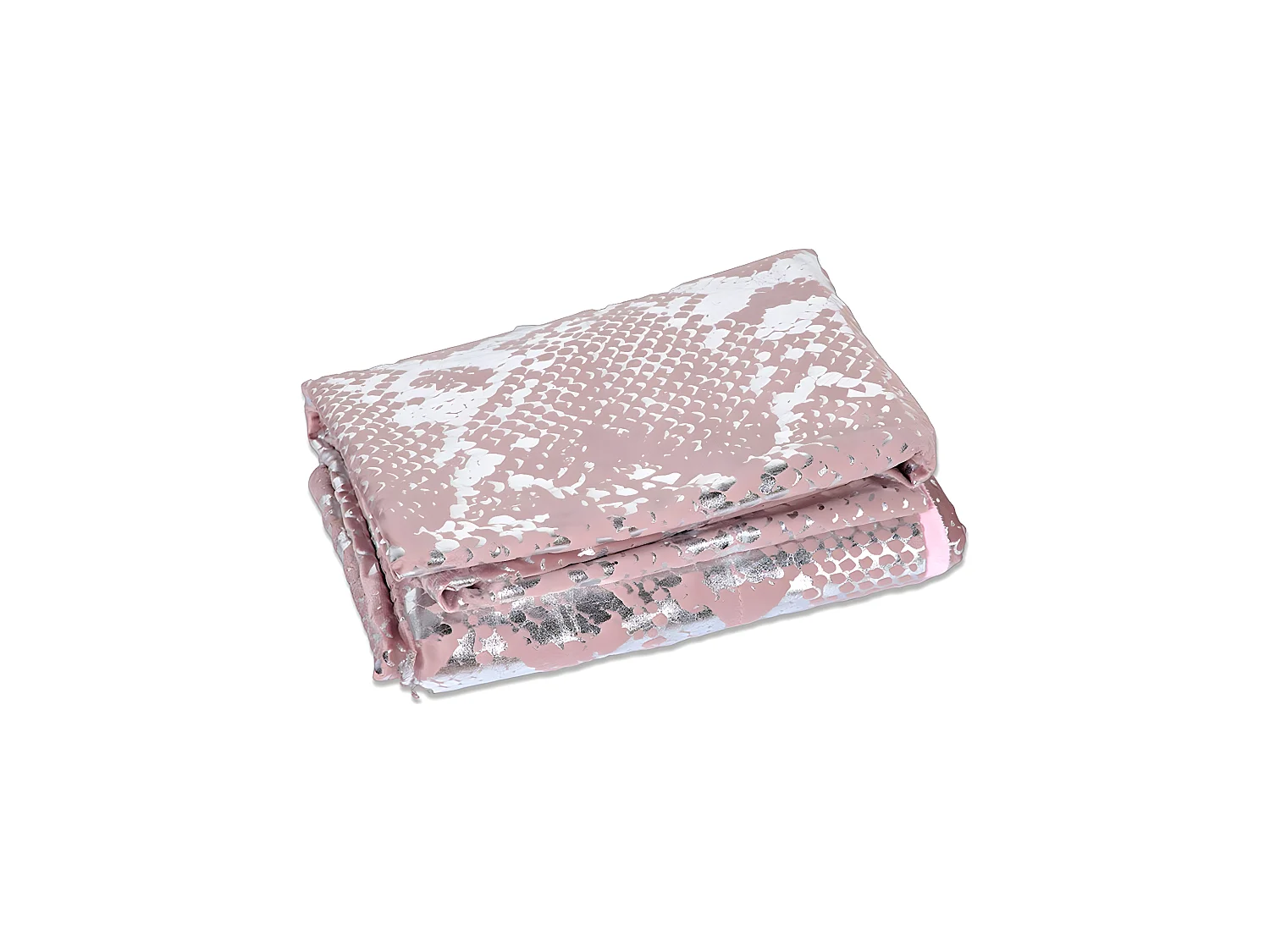 Manta 120*145 serpiente rosa brillo brenda