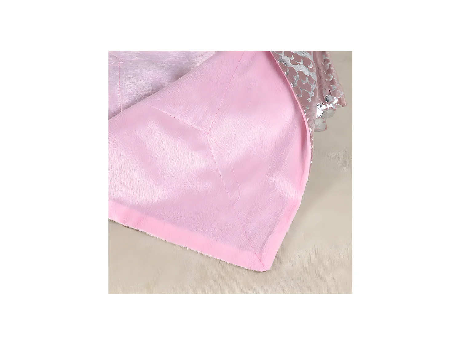 Manta 120*145 serpiente rosa brillo brenda