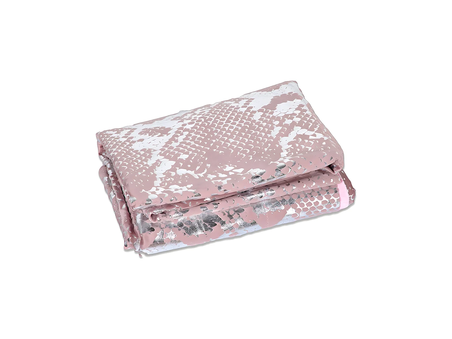 Manta 120*145 serpiente rosa brillo brenda