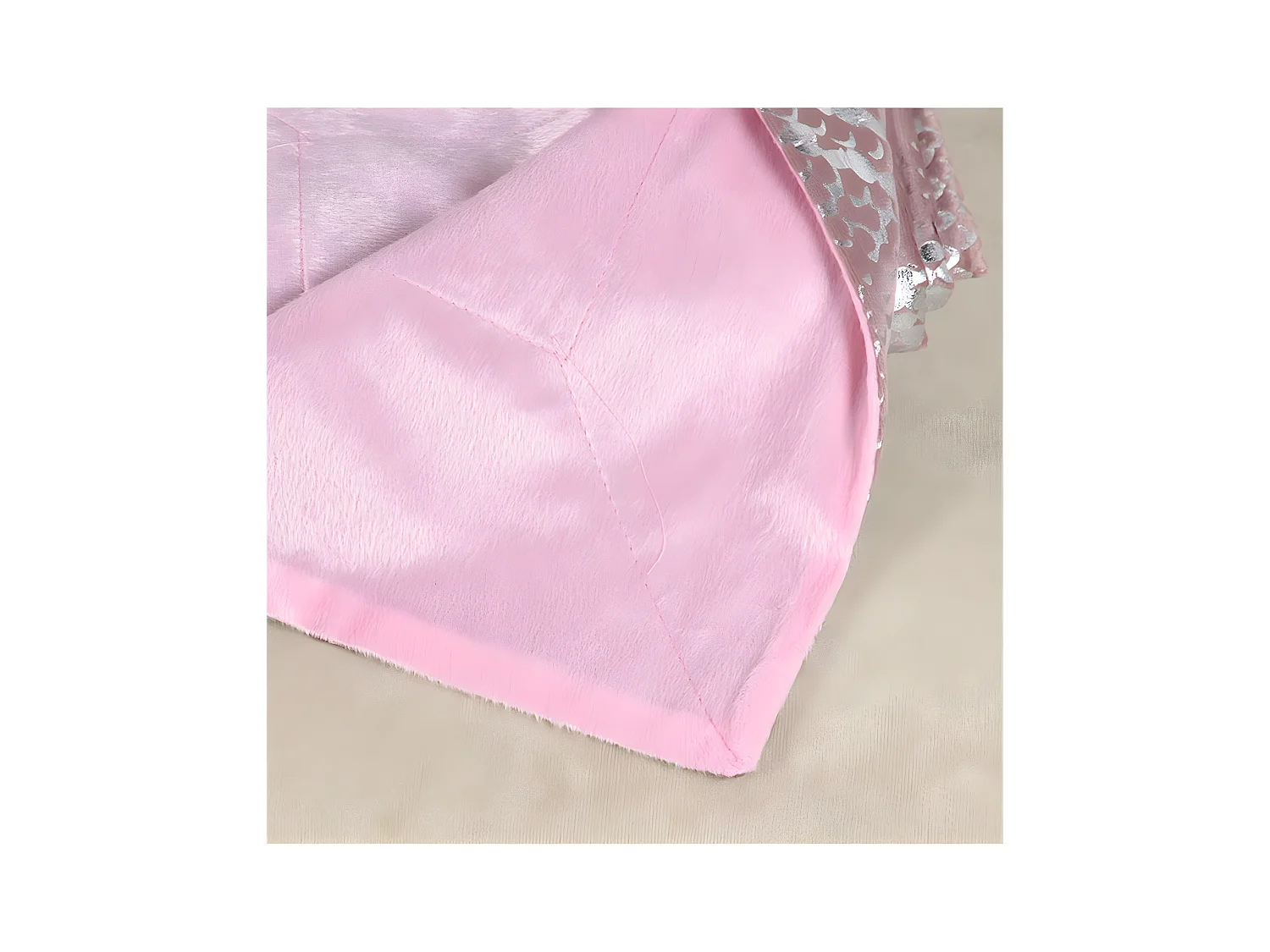 Manta 120*145 serpiente rosa brillo brenda