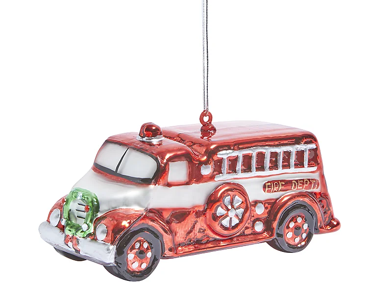 Suspension de Noël Pop Camion de Pompier