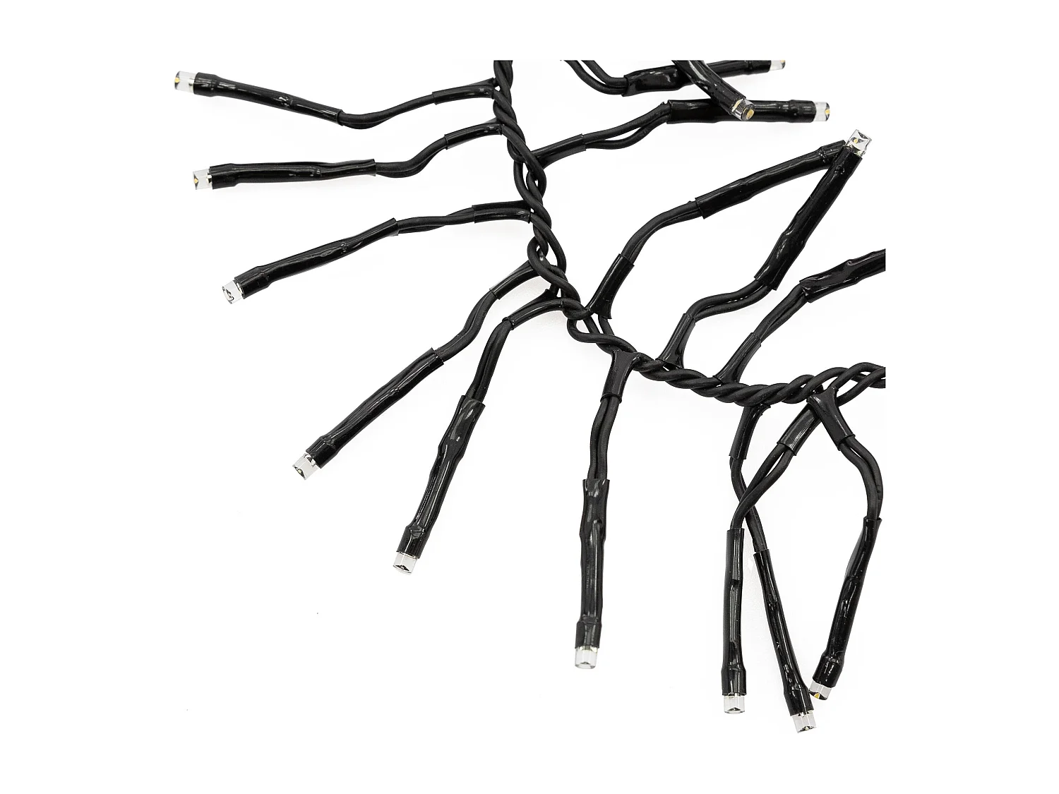 Guirlande lumineuse avec 192 LED 1,4 m décoration blanc chaud Noël jardin/salon