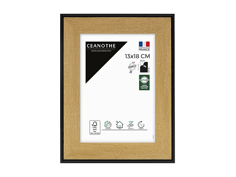 Cadre photo Loft noir 13x18 cm