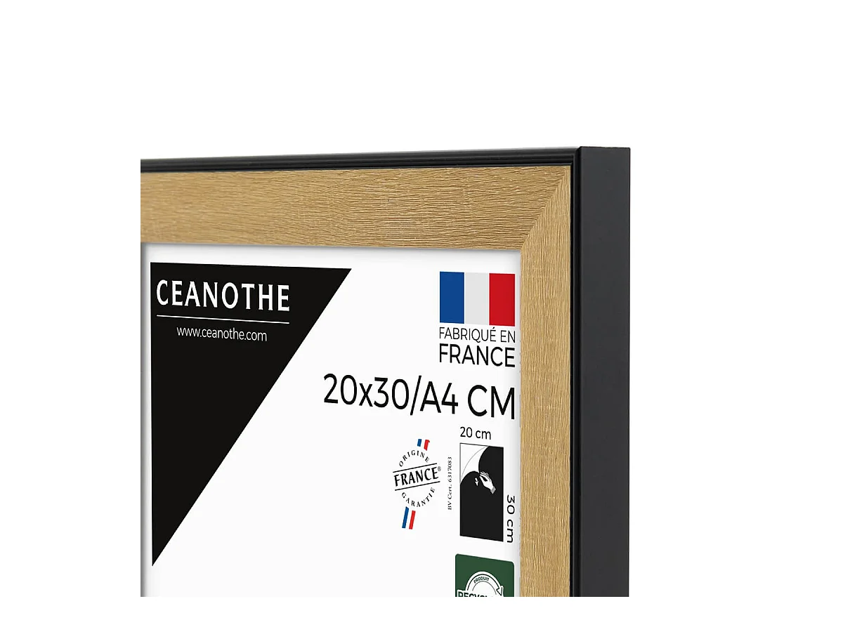 Cadre photo Loft noir 20x30 cm/A4