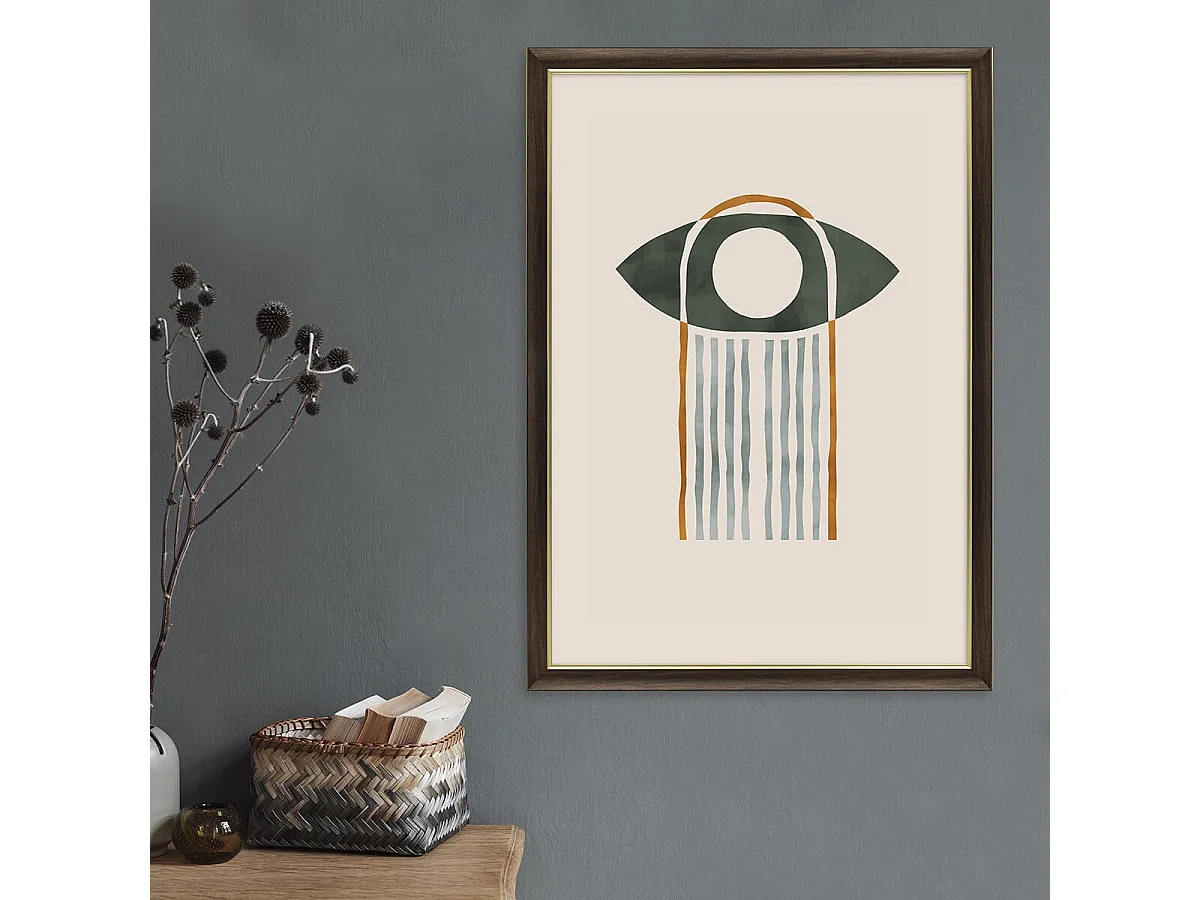 Cadre photo Luna ébène doré 50x70 cm