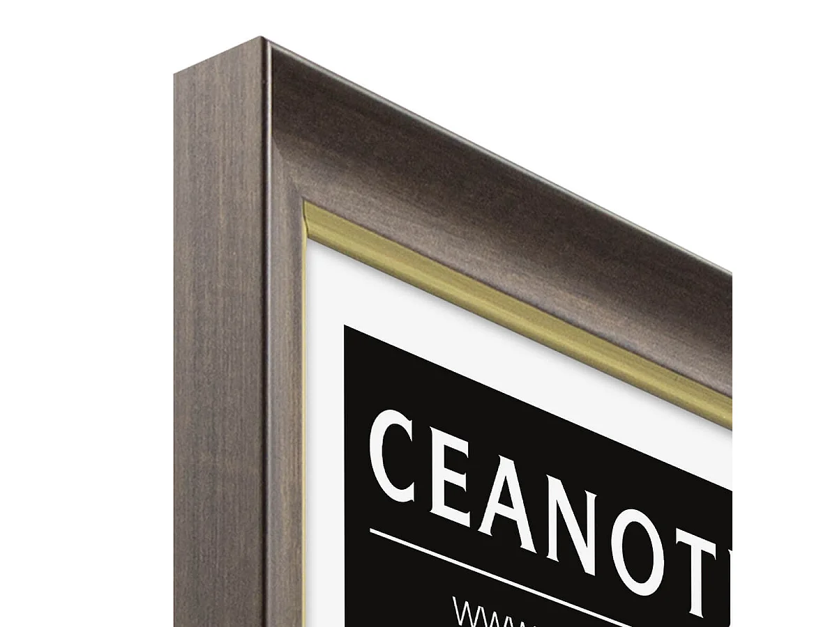 Cadre photo Luna ébène doré 50x70 cm