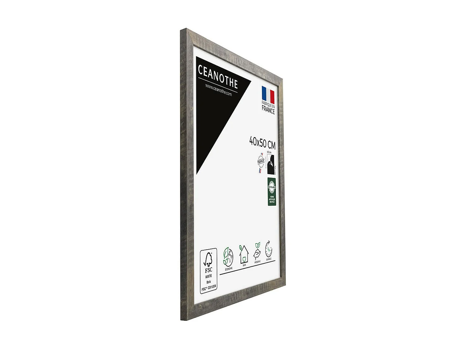 Cadre photo Alizée brun 40x50 cm