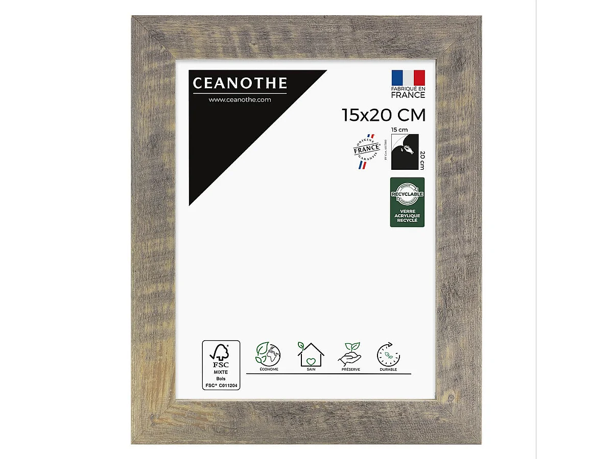 Cadre photo Alizée Brun 15x20 cm