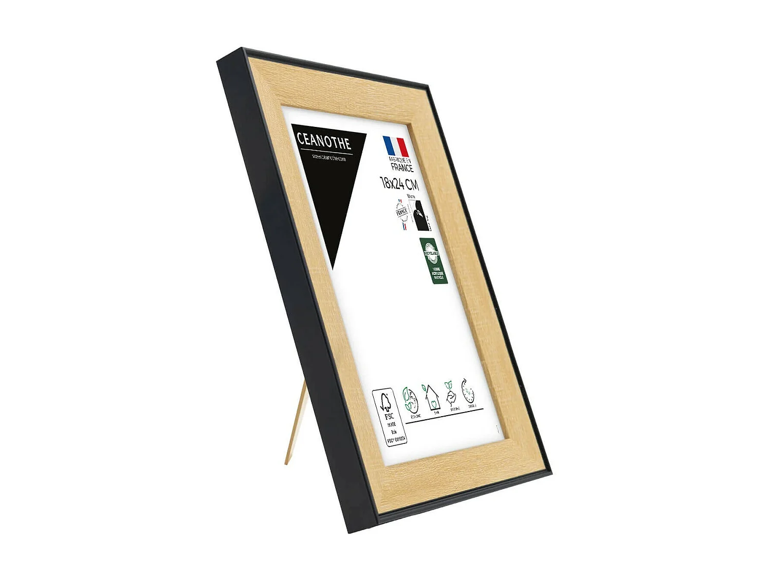 Cadre photo Loft noir 18x24 cm