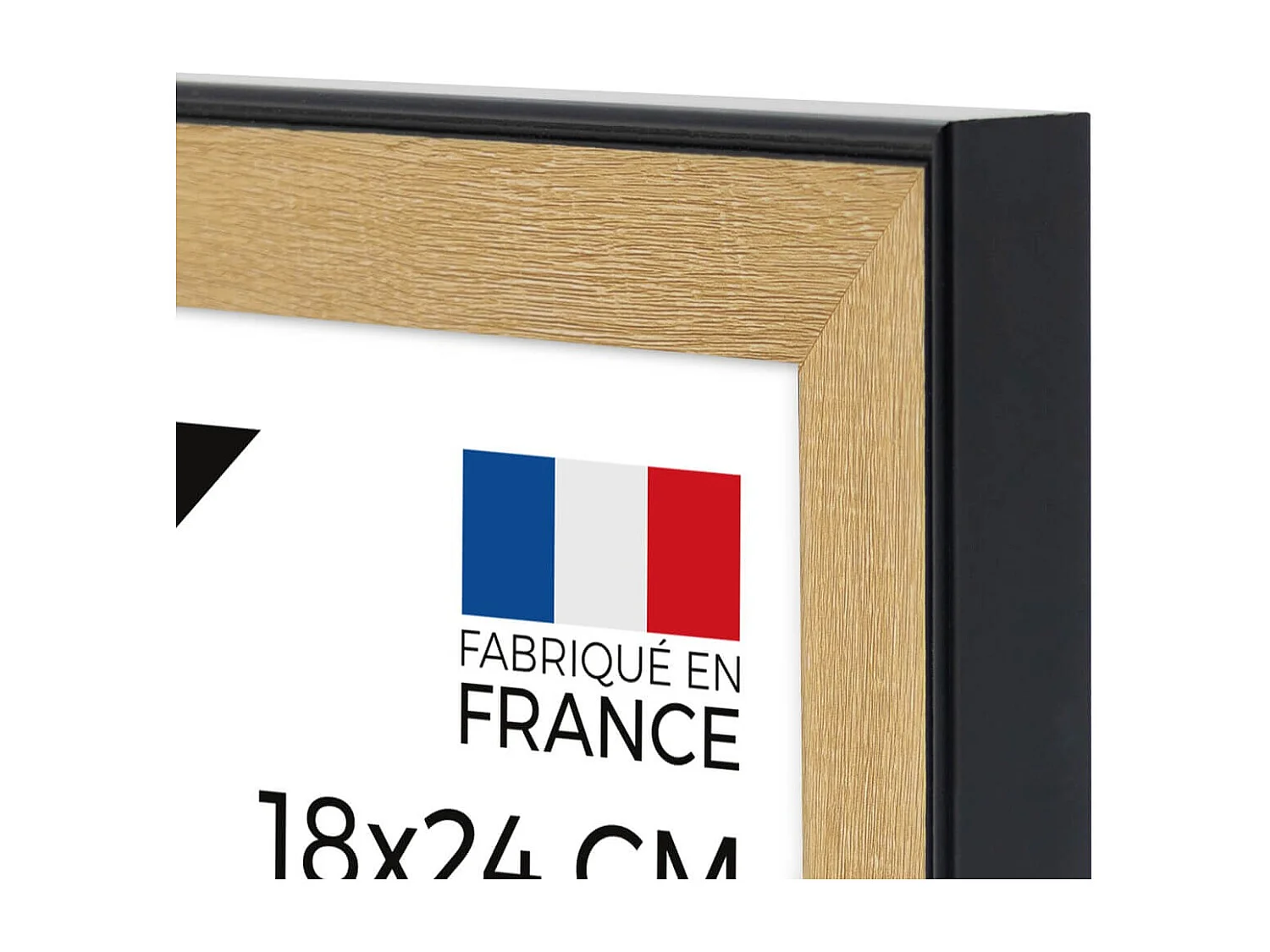 Cadre photo Loft noir 18x24 cm