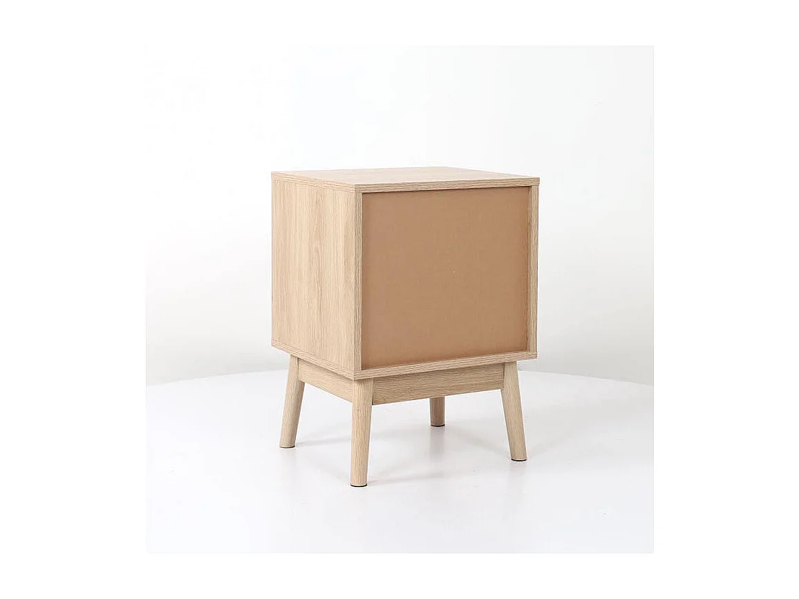 Table de Chevet Design "Klaus" 55cm Marron