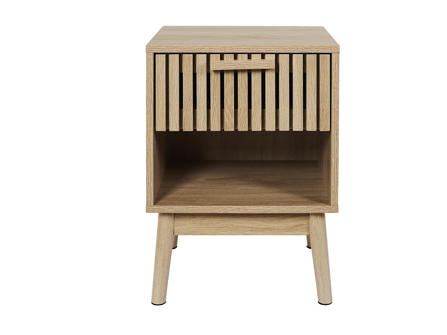 Chevet Klaus 1 Tiroir 1 Niche Marron