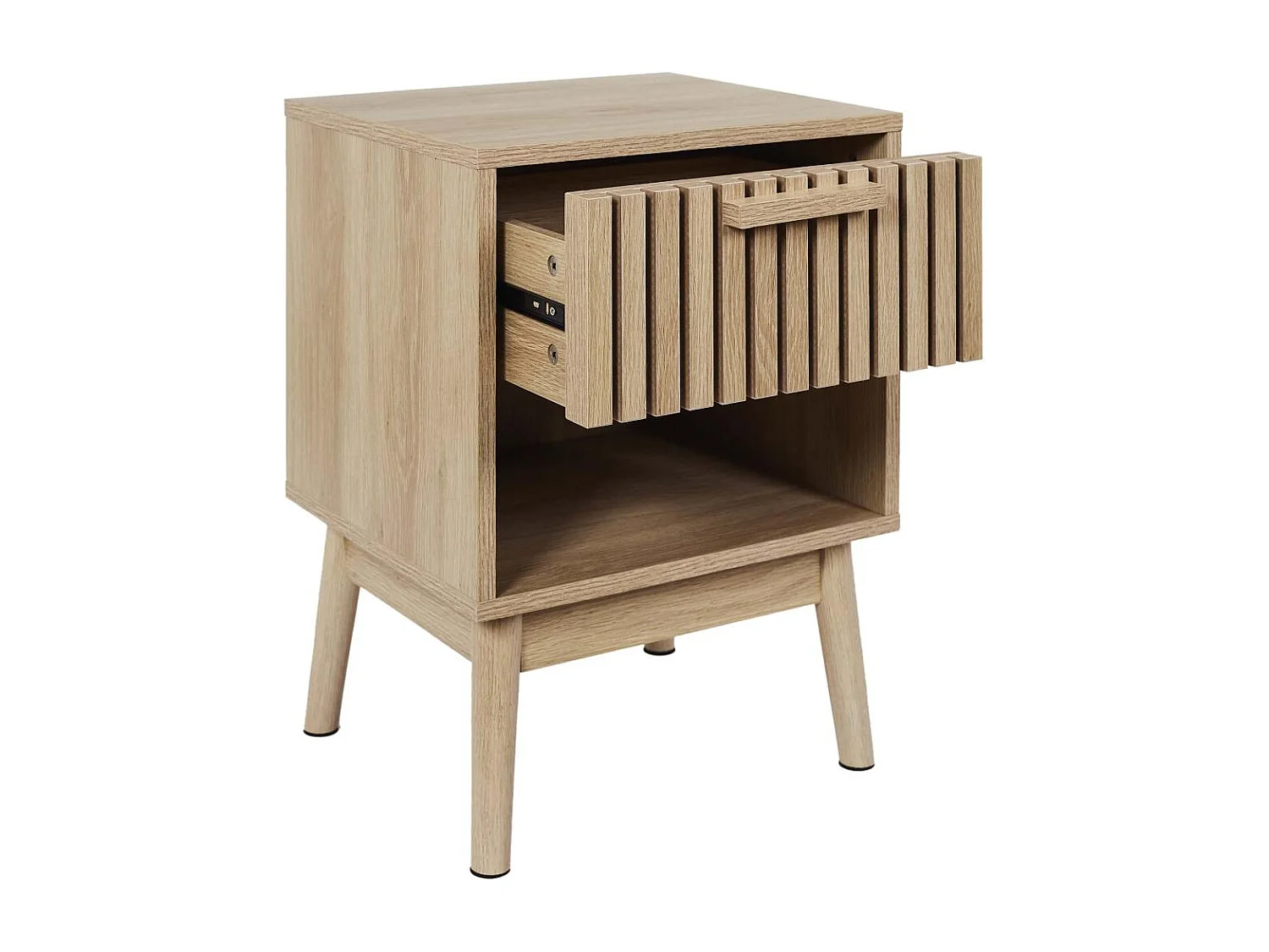 Chevet Klaus 1 Tiroir 1 Niche Marron