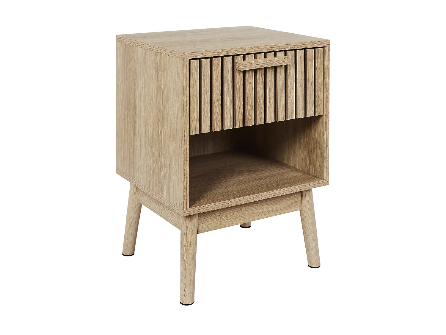 Chevet Klaus 1 Tiroir 1 Niche Marron