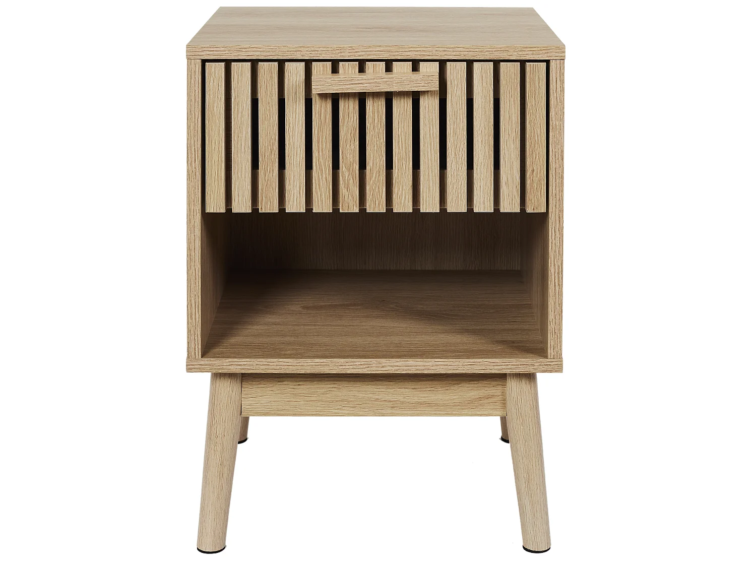 Table de chevet - HOME DECO FACTORY - KLAUS - Ultra-design - Marron