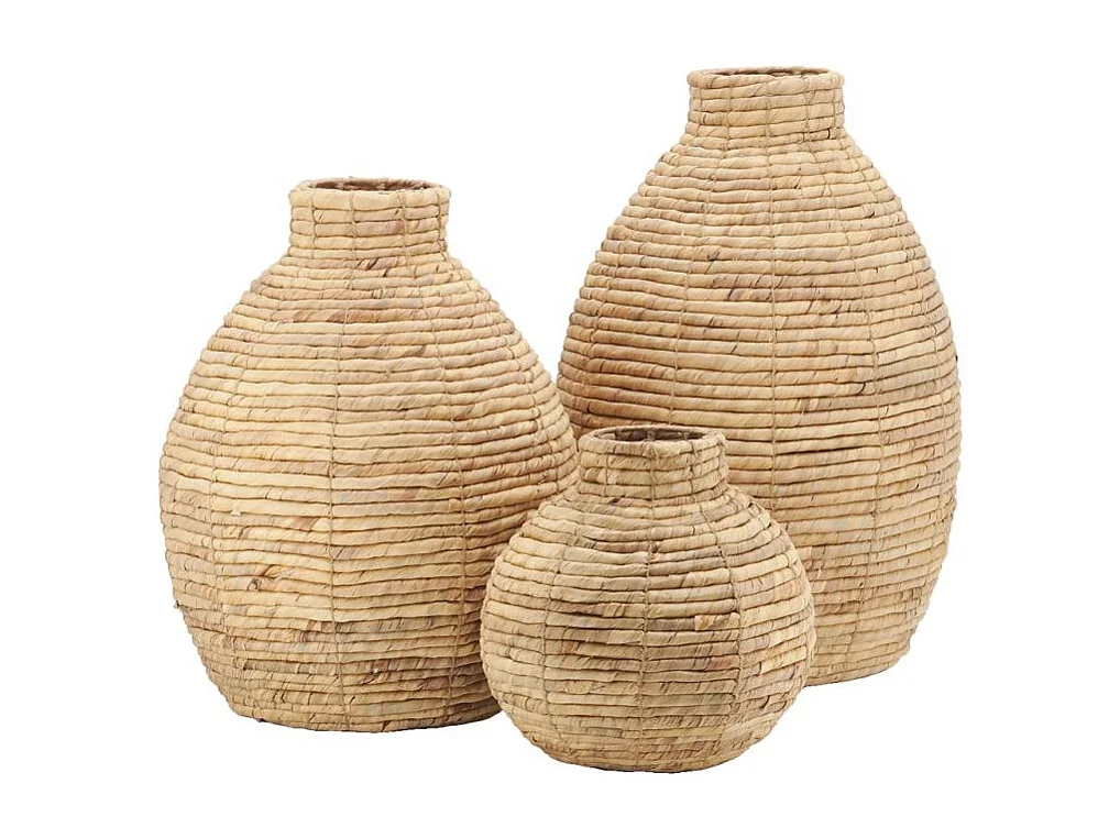 Vase jarre en jacinthe d'eau Grande