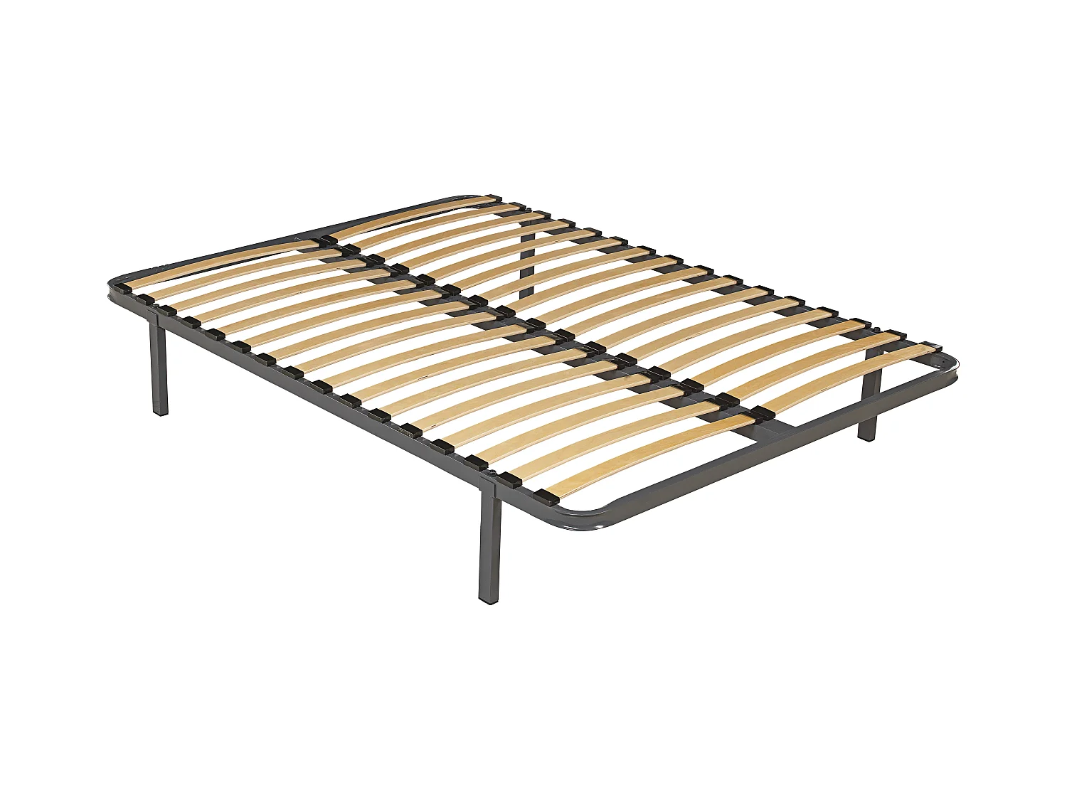 Somier What The Sleep, 16 Láminas Madera con 4 Patas Incluidas, Entrega y Montaje Dentro del Domicilio, 150x190