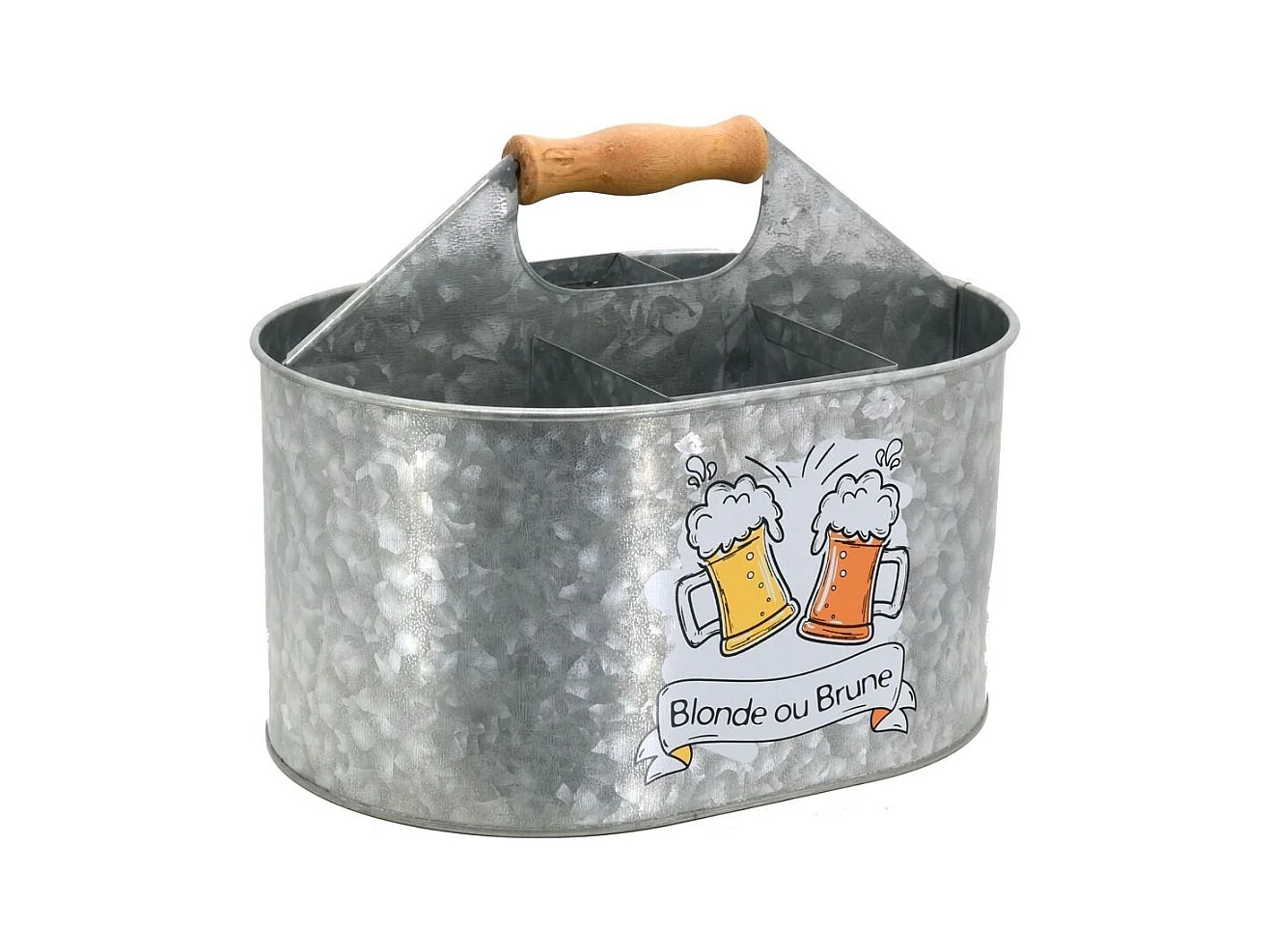 Porte-bouteilles en métal galvanisé Blonde ou Brune