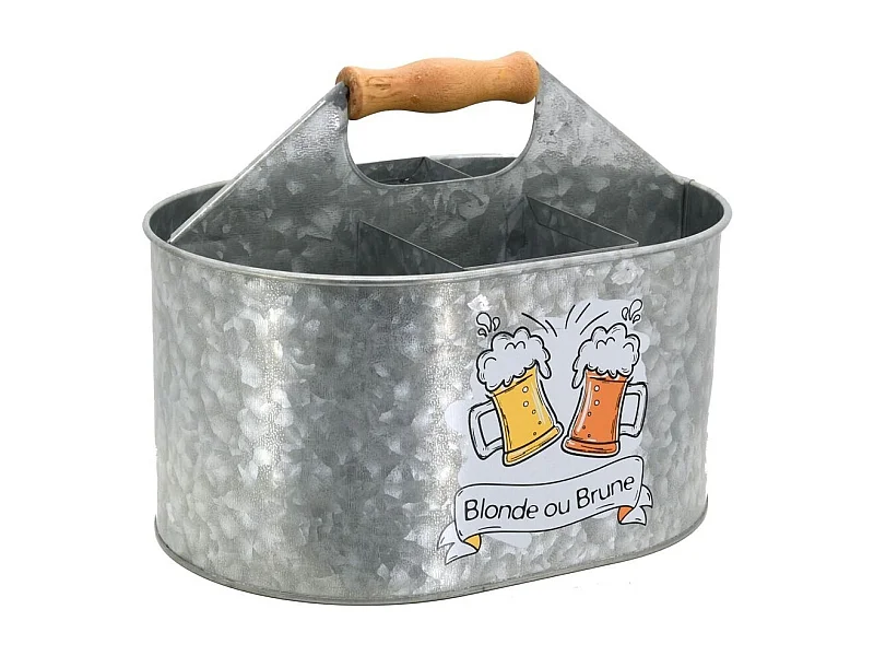 Porte-bouteilles en métal galvanisé Blonde ou Brune