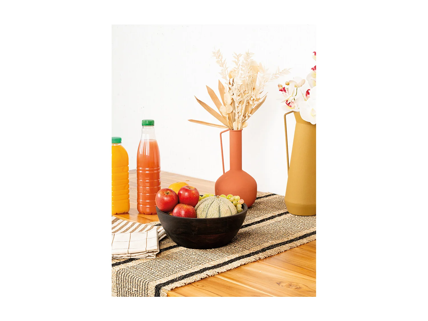 Saladier en bois d'acacia noir Saladier