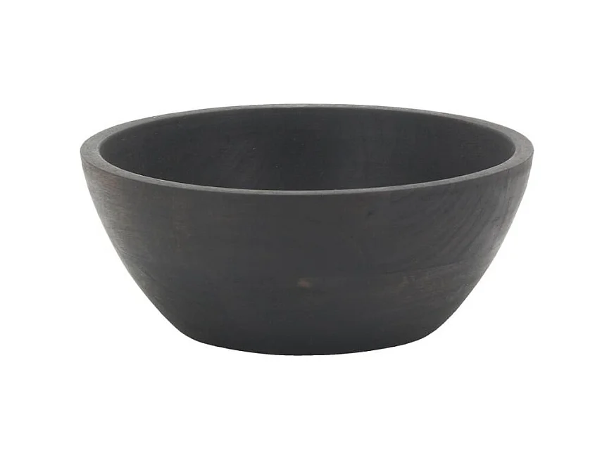 Saladier en bois d'acacia noir Saladier