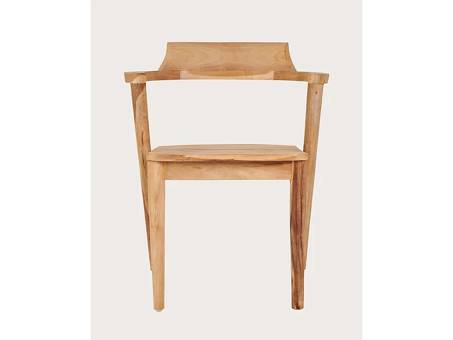 Lot de 2 chaises Osaka - Lot de 2 Chaise Osaka en teck massif