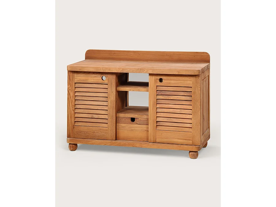 Eclipse - Meuble de salle de bain en teck massif