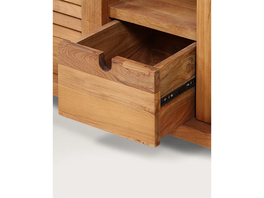 Eclipse - Meuble de salle de bain en teck massif