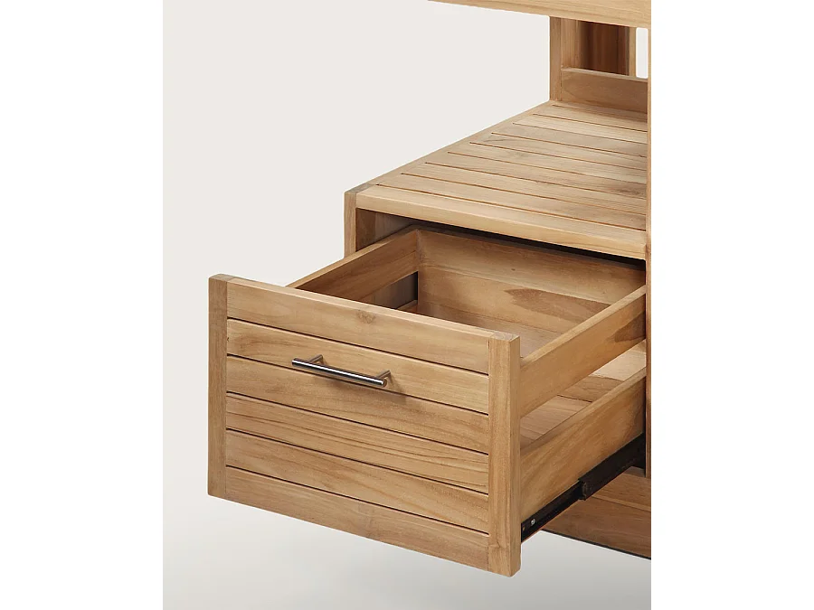 Oasis - Meuble salle de bain en teck massif 120 cm