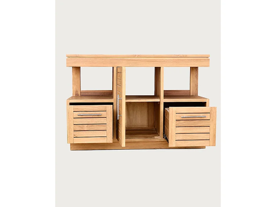 Oasis - Mobile bagno in teak massello 120 cm