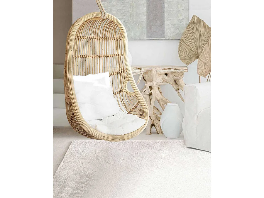 Marbella - Fauteuil oeuf suspendu en rotin tressé